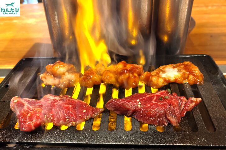 太昌園のコンロ