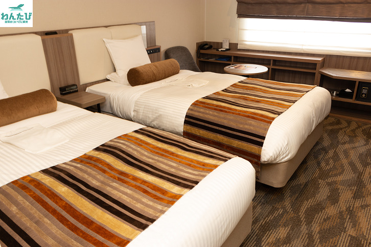 ホテルマイステイズプレミア堂島のベッド