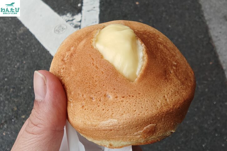 いわた屋の二重焼き(カスタードクリーム)