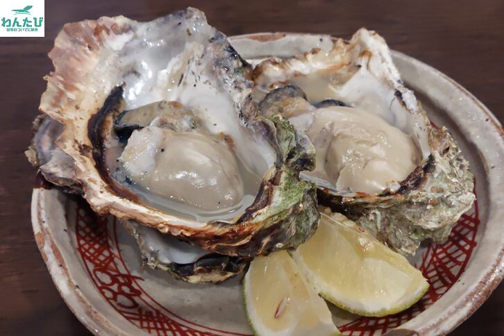 かき傳の焼き牡蠣