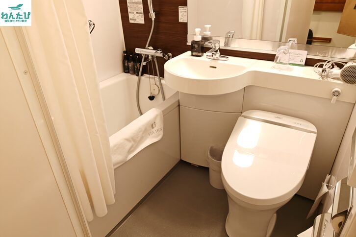 ヴィアインプライム広島新幹線口のバスルーム