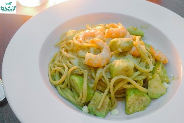 羽田空港第3ターミナル、スターリーカフェの生パスタ